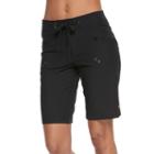 Women's Free Country Cover-up Bermuda Board Shorts, Size: Large, Black