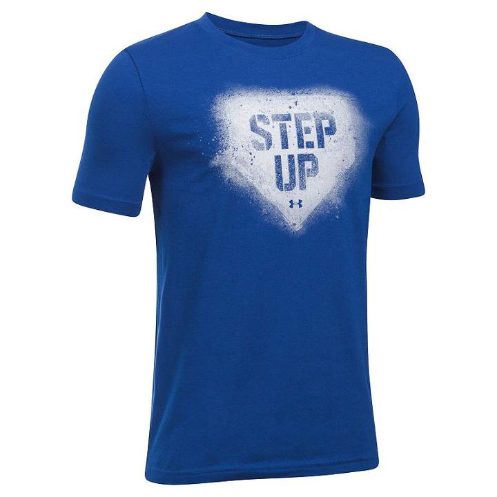 Boys 8-20 Under Armour Step Up Tee, Size: Xl, Blue
