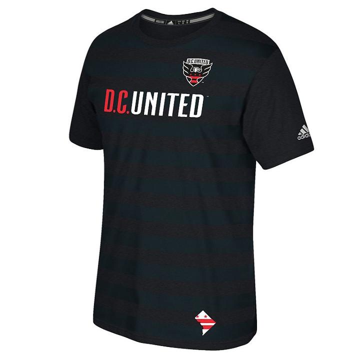 Men's Adidas Dc United Jersey Tee, Size: Xl, Black