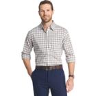 Men's Van Heusen Traveler Slim-fit Stretch No-iron Button-down Shirt, Size: Medium, Med Beige