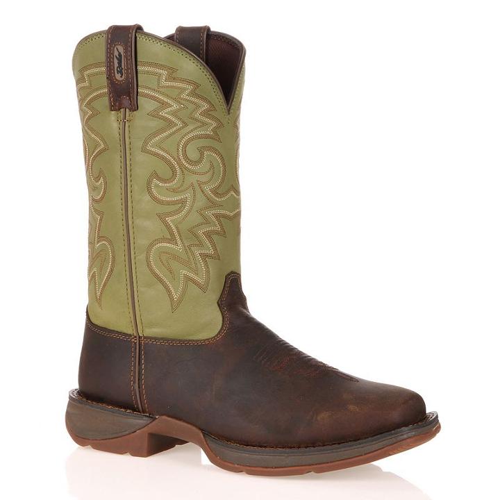 Durango Rebel Men's 11-in. Western Boots, Size: 10 Wide, Green