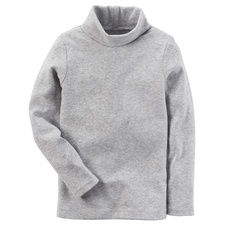 Girls 4-8 Carter's Turtleneck Top, Size: 6x, Light Grey