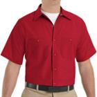 Big & Tall Red Kap Classic-fit Industrial Button-down Work Shirt, Men's, Size: 5xb