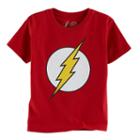 Boys 4-7 Dc Comics The Flash Logo Graphic Tee, Size: M(5/6), Red