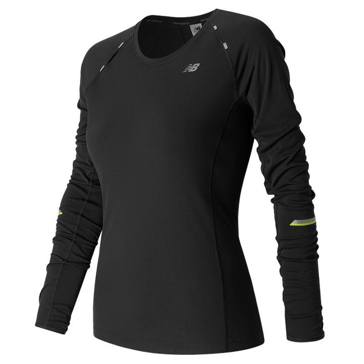 Women's New Balance Nb Ice Running Tee, Size: Xl, Black