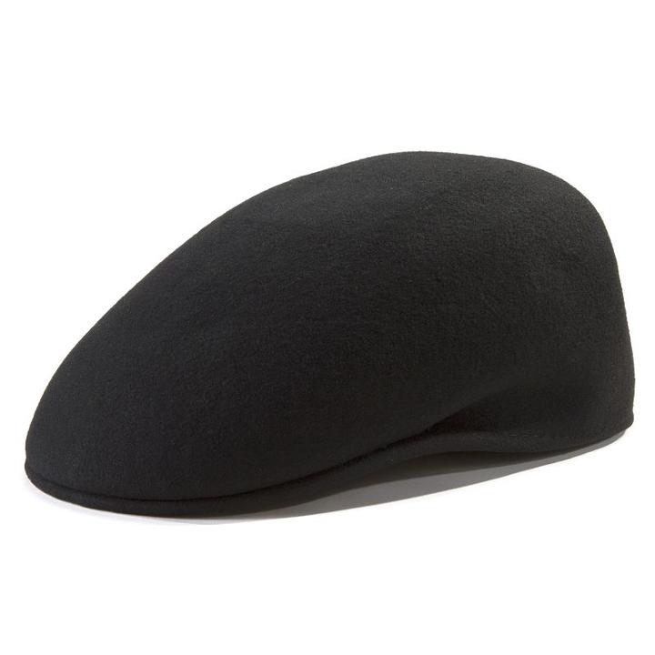 Dpc Wool Felt Ascot Cap - Men, Size: Medium, Black