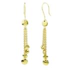 Se Chic 14k Gold Graduated Disc Drop Earrings, Women's