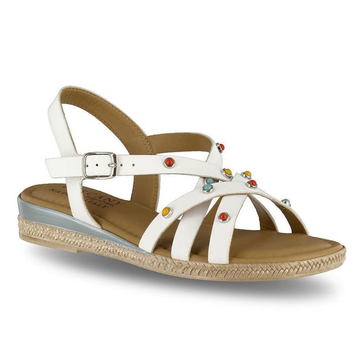 Tuscany By Easy Street Renata Women's Sandals, Size: Medium (11), White