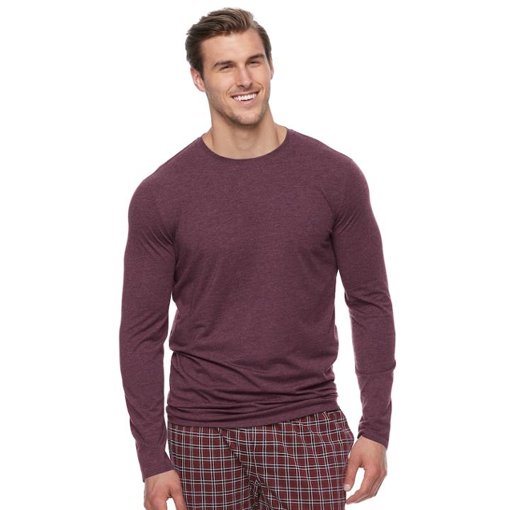 Big & Tall Apt. 9&reg; Premier Flex Classic-fit Stretch Crewneck Tee, Men's, Size: Xxl Tall, Red