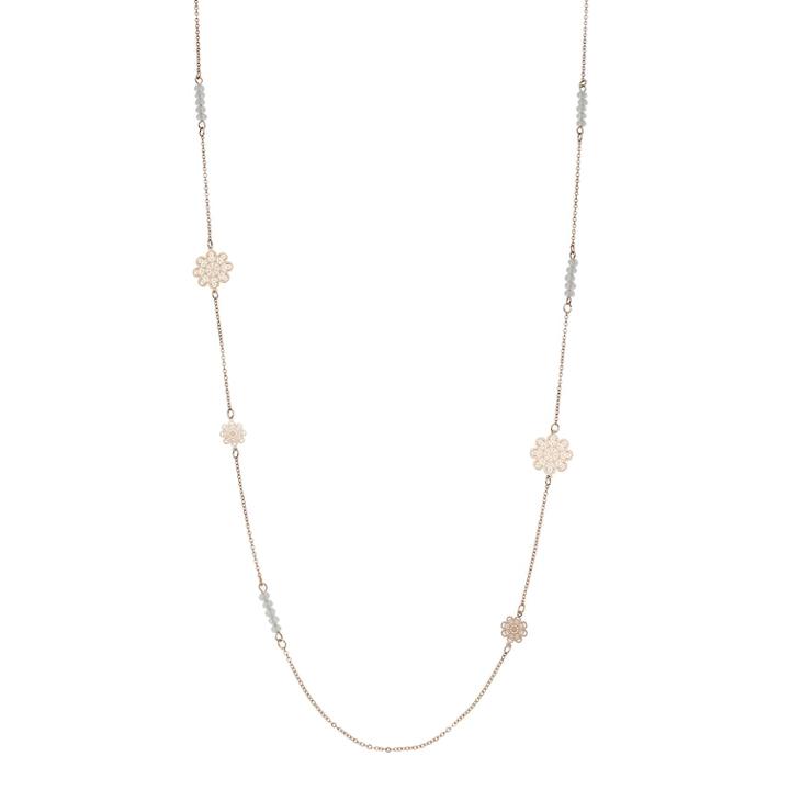 Lc Lauren Conrad Filigree & Pave Station Necklace, Women's, White