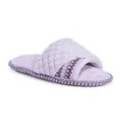 Muk Luks Sally Women's Open-toe Scuff Slippers, Size: Medium, Ovrfl Oth