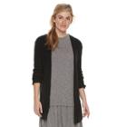 Women's Sonoma Goods For Life&trade; Long Cardigan, Size: Xl, Black