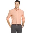 Big & Tall Izod Essential Regular-fit Button-down Shirt, Men's, Size: 3xl Tall, Drk Orange
