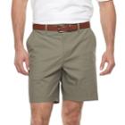Big & Tall Croft & Barrow&reg; Regular-fit Easy-care Stretch Flat-front Shorts, Men's, Size: 48, Lt Green