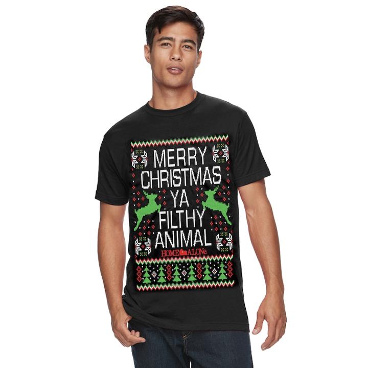 Men's Home Alone Tee, Size: Small, Black