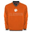 Men's Franchise Club Clemson Tigers Trainer Windshell Pullover, Size: 3xl, Orange