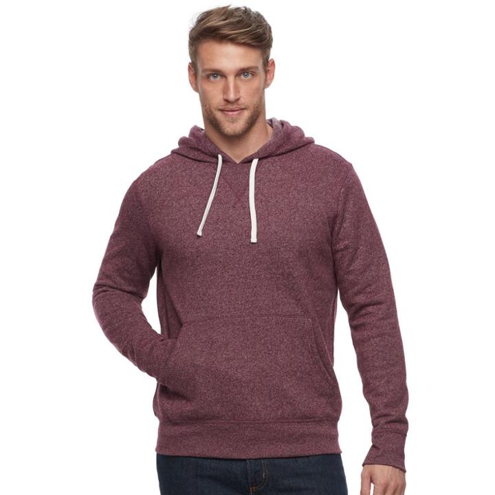 Men's Sonoma Goods For Life&trade; Classic-fit Fleece Hoodie, Size: Xxl, Dark Red
