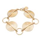 Dana Buchman Circle Link Bracelet, Women's, Gold