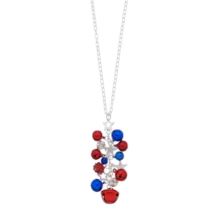 Cluster Bell Pendant Necklace, Women's, Multicolor
