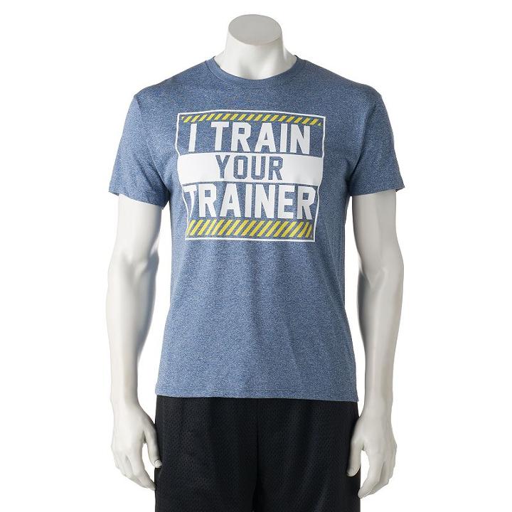 Men's Tek Gear&reg; I Train Your Trainer Tee, Size: Xl, Blue (navy)