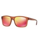 Arnette An4233 57mm Complementary Square Mirror Sunglasses, Men's, Light Red
