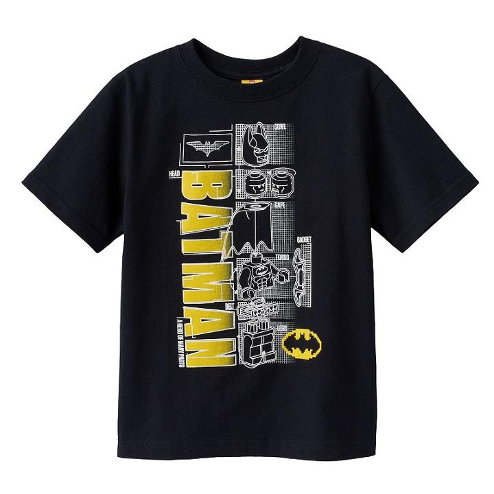 Boys 4-7 Lego Dc Comics Batman A Hero Of Many Parts Tee, Size: 5-6, Black