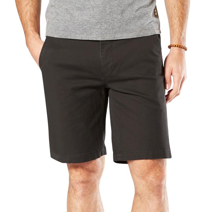 Men's Dockers&reg; Smart 360 Flex Straight-fit Downtime Stretch Shorts, Size: 40, Dark Grey