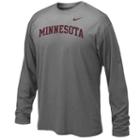 Boys 8-20 Nike Minnesota Golden Gophers Legend Wordmark Dri-fit Long-sleeve Tee, Boy's, Size: Xl(18/20), Grey Other