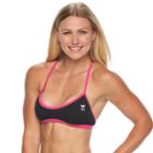 Women's Tyr Crosscutfit Workout Bikini Top, Size: 26, Black