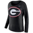Women's Nike Georgia Bulldogs Tailgate Long-sleeve Top, Size: Xxl, Black