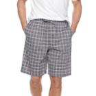 Men's Croft & Barrow&reg; True Comfort Knit Sleep Shorts, Size: Medium, Silver