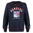 Men's Old Time Hockey New York Rangers Miffen Fleece Sweatshirt, Size: Medium, Blue (navy)