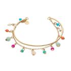Lc Lauren Conrad Shaky Bead Chain Cuff Bracelet, Women's, Multicolor