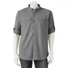 Men's Columbia Glen Meadow Button-down Shirt, Size: Small, Grey