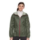 Women's Columbia Rain To Fame Hooded Rain Jacket, Size: Large, Green