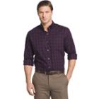 Men's Van Heusen Regular-fit Herringbone Stretch Button-down Shirt, Size: Medium, Purple Oth