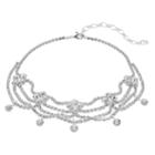 Cup Chain Swag Choker Statement Necklace, Women's, Natural