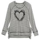 Girls 7-16 & Plus Size So&reg; Ruffle Sweater, Size: 20 1/2, Grey (charcoal)