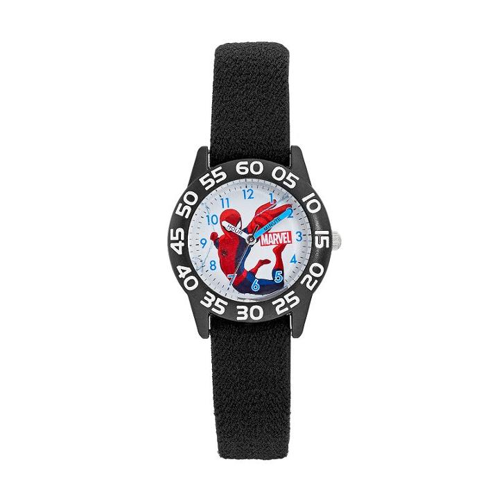 Marvel Ultimate Spider-man Boys' Time Teacher Watch, Multicolor