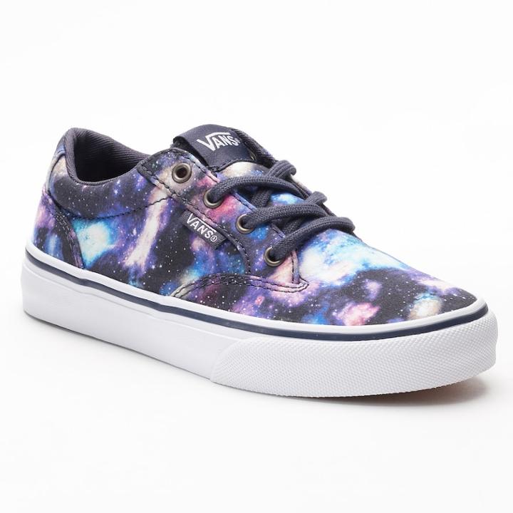 Vans Winston Girls' Skate Shoes, Size: 2, White