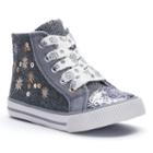 Jumping Beans&reg; Toddler Girls' Sequin High-top Sneakers, Girl's, Size: 5 T, Grey