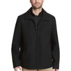 Men's Dockers Logan Wool-blend Open-bottom Bib Jacket, Size: Medium, Black