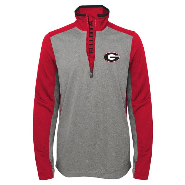 Boys 8-20 Georgia Bulldogs Matrix Pullover, Size: L 14-16, Grey