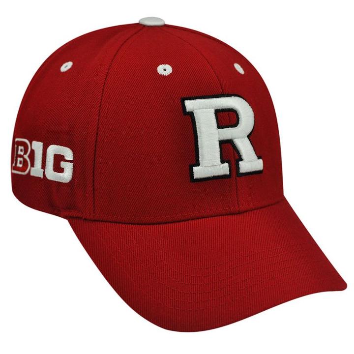 Adult Top Of The World Rutgers Scarlet Knights Triple Conference Baseball Cap, Men's, Med Red