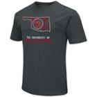 Men's Oklahoma Sooners State Tee, Size: Small, Dark Red