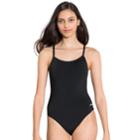 Women's Dolfin Bellas Ultra-low Back One-piece Swimsuit, Size: Medium, Black