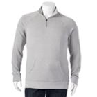 Big & Tall Sonoma Goods For Life&trade; Quarter-zip Fleece Pullover, Men's, Size: 4xb, Grey Other