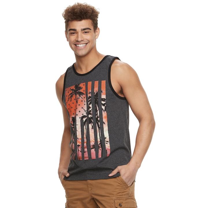 Men's Urban Pipeline&reg; Graphic Tank, Size: Xxl, Med Grey