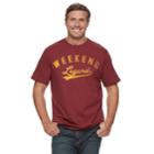 Big & Tall Sonoma Goods For Life&trade; Weekend Legend Graphic Tee, Men's, Size: L Tall, Med Pink