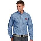Men's Antigua Detroit Pistons Associate Plaid Button-down Shirt, Size: Small, White Oth